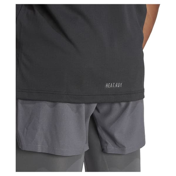 Adidas Kortärmad T-shirt Heat.rdy Hiit Elevated Grå S Man