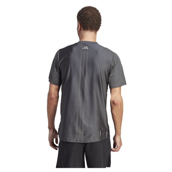 Adidas Kortærmet T-shirt Hiit Workout 3 Stripes Grå S Mand