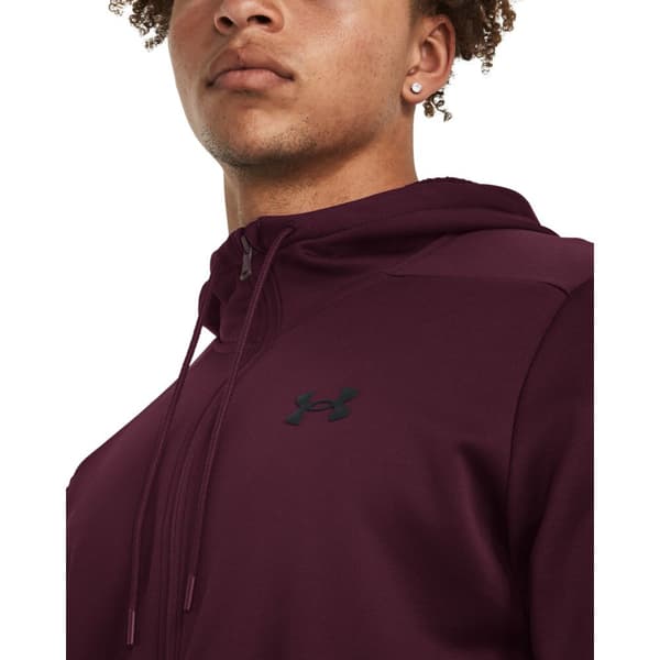 Under Armour Sweatshirt Med Fuld Lynlås Fleece Lilla S Mand