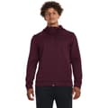Miniatyrbillede 1 af 4: Under Armour Sweatshirt Med Fuld Lynlås Fleece Lilla S Mand