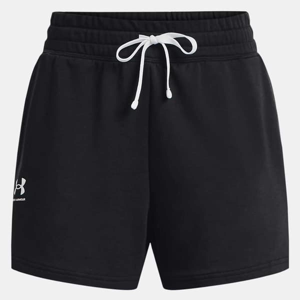 Under Armour Shorts Rival Terry Sort L Kvinde