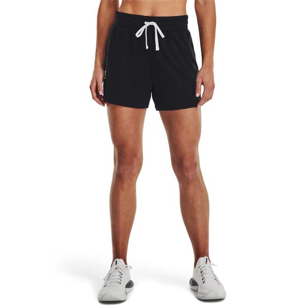 Under Armour Shorts Rival Terry Sort L Kvinde