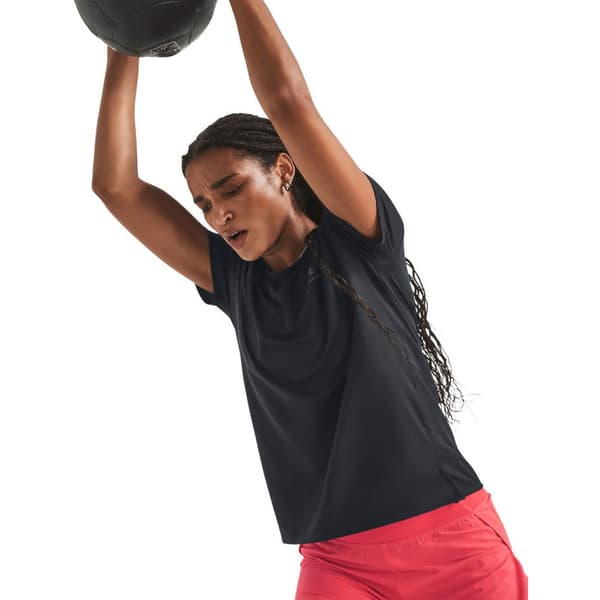 Under Armour Kortärmad T-shirt Rush Energy 2.0 Svart S Kvinna