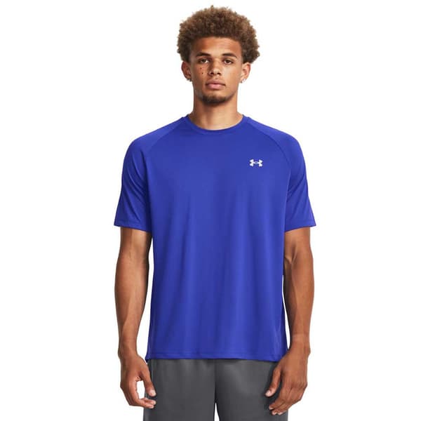 Under Armour Kortärmad T-shirt Tech Reflective Blå L / Regular Man