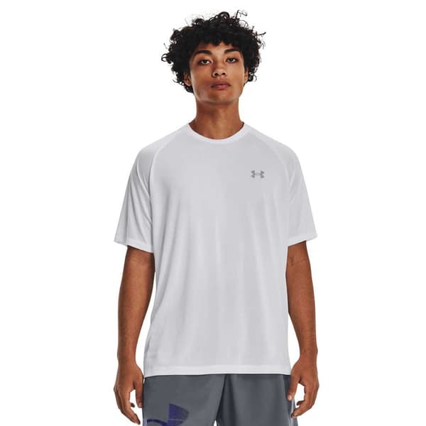 Under Armour Lyhythihainen T-paita Tech Reflective Valkoinen M / Regular Mies