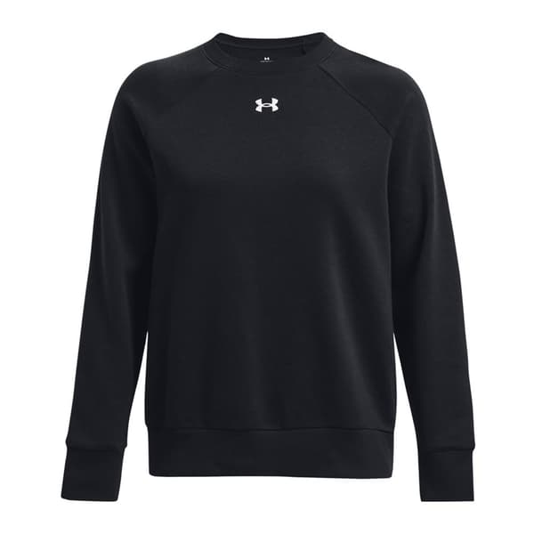 Under Armour Sweatshirt Rival Fleece Crew Sort M Kvinde