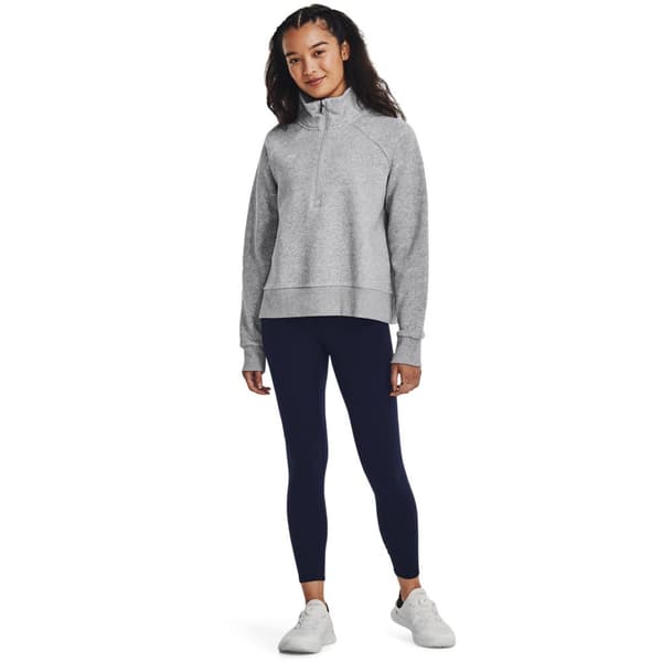 Under Armour Halv Lynlå Sweatshirt Rival Fleece Grå M / Regular Kvinde