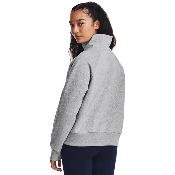 Under Armour Halv Lynlå Sweatshirt Rival Fleece Grå M / Regular Kvinde
