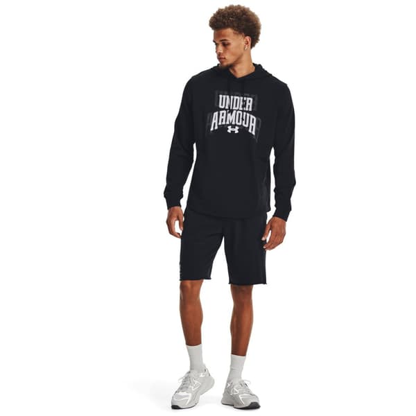Under Armour Hættetrøje Rival Terry Graphic Sort 2XL Mand