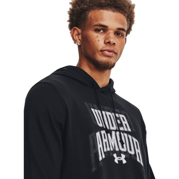 Under Armour Hættetrøje Rival Terry Graphic Sort 2XL Mand