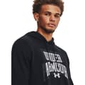 Miniatyrbillede 6 af 6: Under Armour Hættetrøje Rival Terry Graphic Sort 2XL Mand