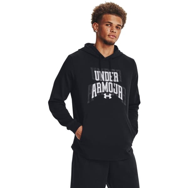 Under Armour Hættetrøje Rival Terry Graphic Sort 2XL Mand