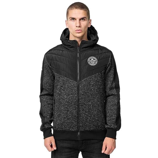 Lonsdale Fleece Med Fuld Lynlås Bunacaimb Sort L Kvinde