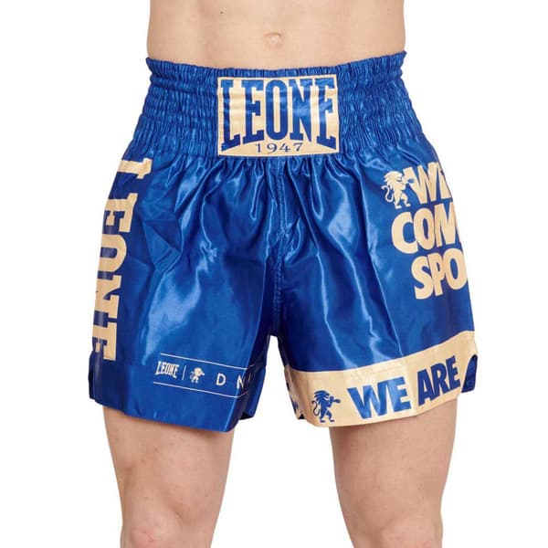 Leone1947 Thaibox Trunks Dna Blå L Man