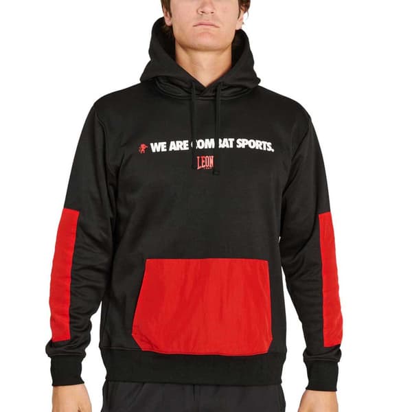 Leone1947 Hættetrøje Logo Wacs Rød,Sort 2XL Mand