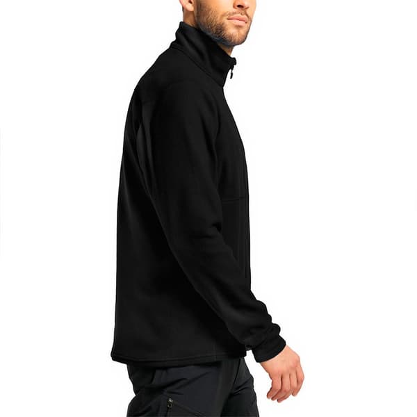 Haglofs Fuld Lynlå Sweatshirt Buteo Mid Sort S Mand