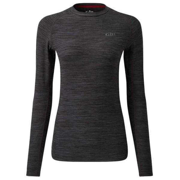 Gill Långärmad T-shirt Crew Grå 40 Kvinna