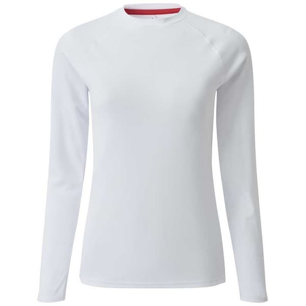 Gill Långärmad T-shirt Uv Tec Vit 38 Kvinna