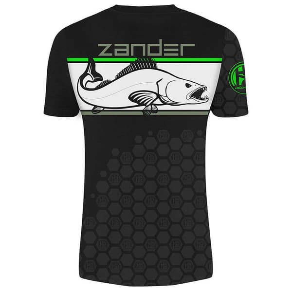 Hotspot Design Kortärmad T-shirt Linear Zander Svart M Man