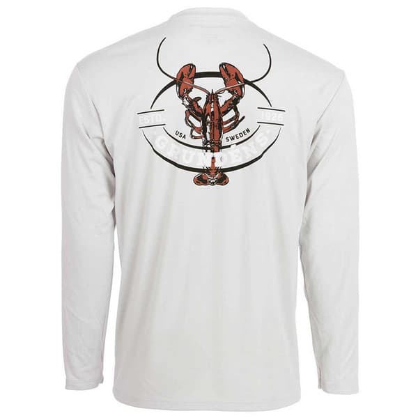 Grundens Långärmad T-shirt Lobster Vit L Man
