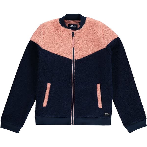 O´neill Sweatshirt Med Fuld Lynlås Lg Sherpa Bomber Blå,Rosa 13-14 Years