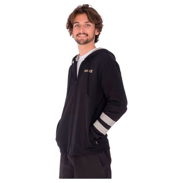 Hurley Sweatshirt Med Fuld Lynlås Oceancare One & Only Sort S Mand