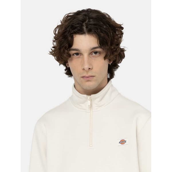 Dickies Tröja Med Halv Dragkedja Oakport Beige XL Man