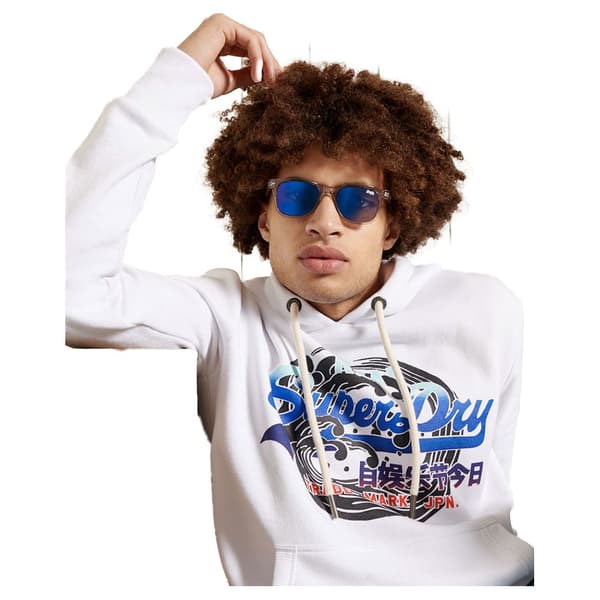 Superdry Luvtröja Vintage Logo Itago Vit M Man