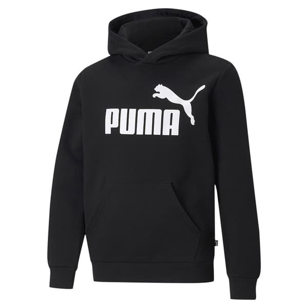 Puma Logotyp Essential Big Svart 9-10 Years Pojke