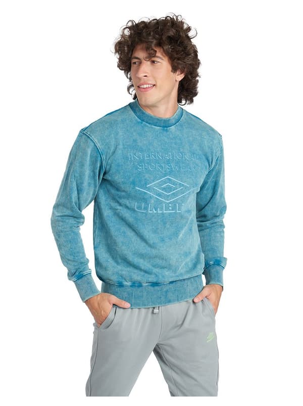 Umbro Tröja Large Logo Blå S Man