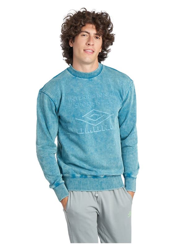 Umbro Tröja Large Logo Blå S Man