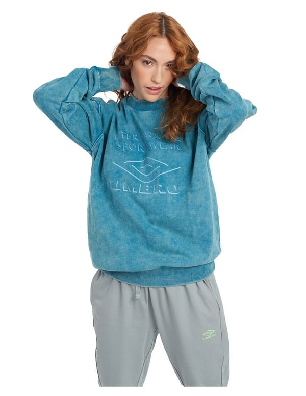 Umbro Tröja Large Logo Blå S Man