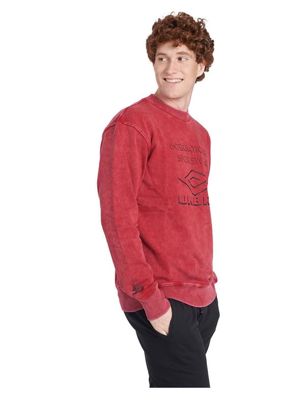Umbro Sweatshirt Large Logo Rød XL Mand