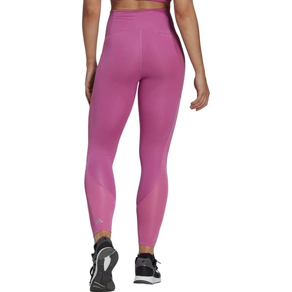 Adidas Leggings Optime Shine Lilla S Kvinde