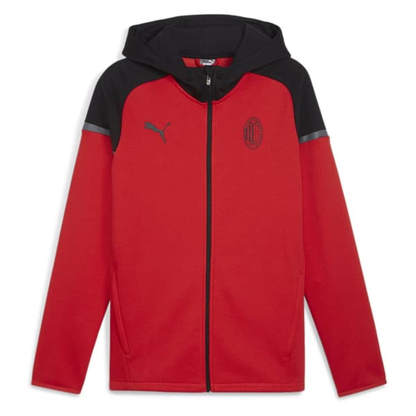 Puma Sweatshirt Med Full Dragkedja Acm Casuals Röd L Man