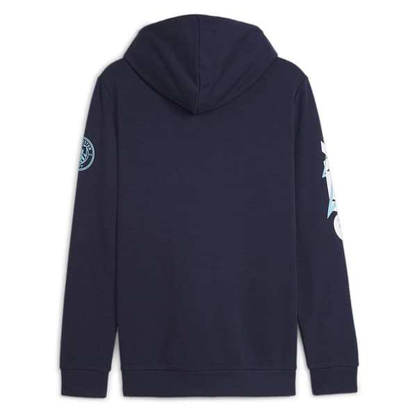 Puma Luvtröja Manchester City Ftblicons Blå L Man