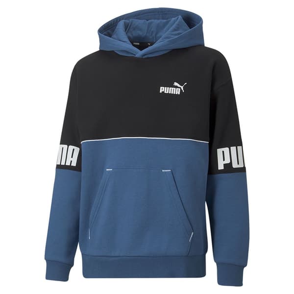 Puma Huppari Power Colorblock Fl Sininen 4-5 Years