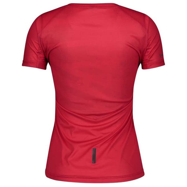 Scott Kortærmet T-shirt Trail Run Rød M Kvinde