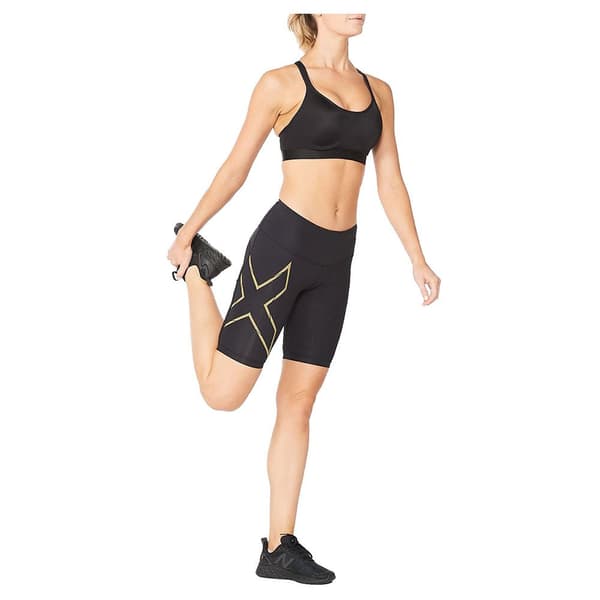 2xu Korta Kompressionstights Light Speed Mid Rise Svart S Kvinna