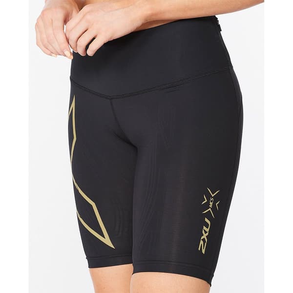 2xu Korta Kompressionstights Light Speed Mid Rise Svart S Kvinna