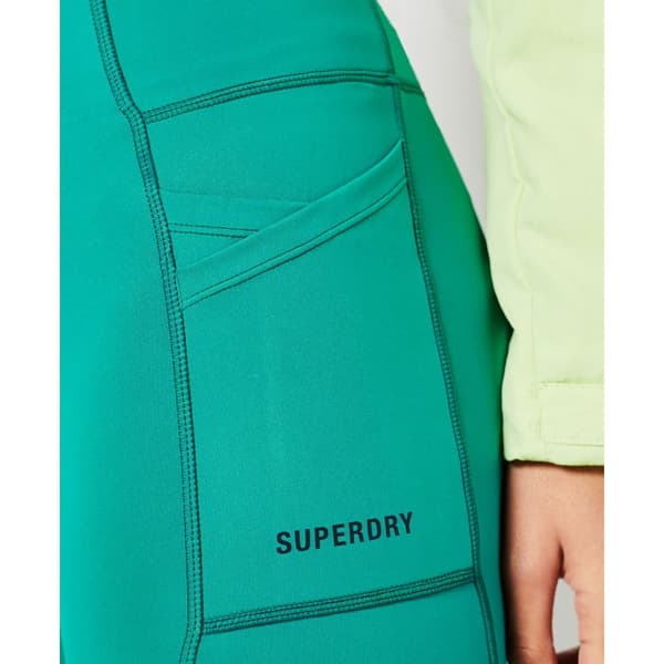 Superdry Run Cropped Tight Grönt XS Kvinna