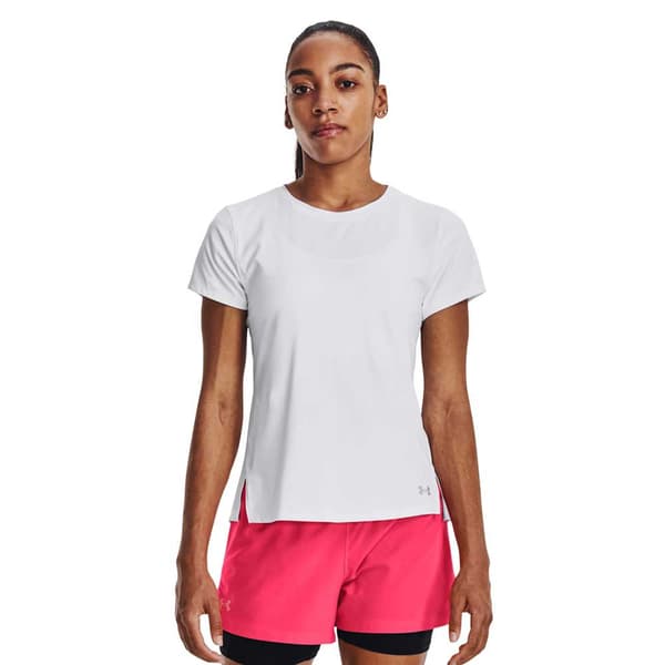 Under Armour Kortærmet T-shirt Iso-chill Laser Hvid M Kvinde