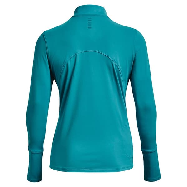 Under Armour Puolivetoketjullinen T-paita Qualifier Run 2.0 Sininen M Nainen