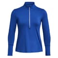 Miniatyrbild 3 av 6: Under Armour T-shirt Med Halv Dragkedja Qualifier Run Blå L Kvinna