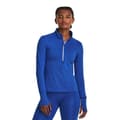 Miniatyrbild 1 av 6: Under Armour T-shirt Med Halv Dragkedja Qualifier Run Blå L Kvinna