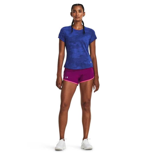 Under Armour Kortærmet T-shirt Streaker Speed Camo Blå XS Kvinde