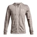 Miniatyrbillede 3 af 6: Under Armour Sweatshirt Med Fuld Lynlås Rival Terry Lc Grå XS Mand