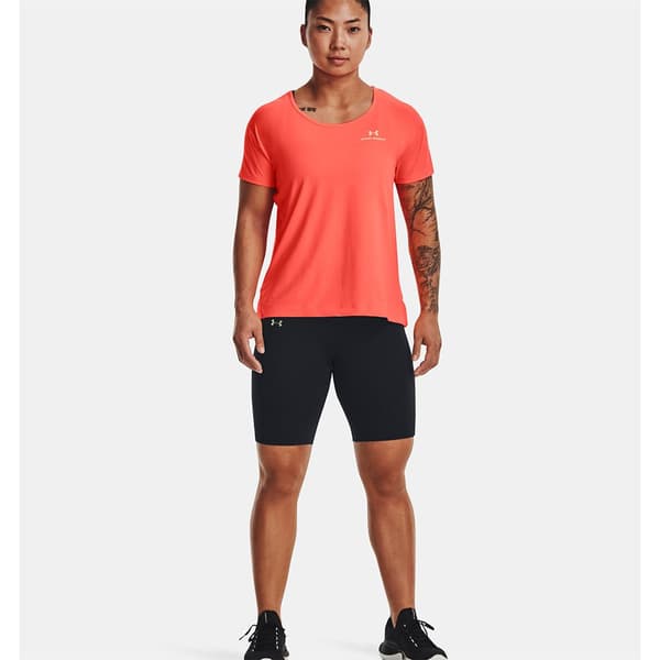 Under Armour Kortärmad T-shirt Rush Energy Orange XS Kvinna