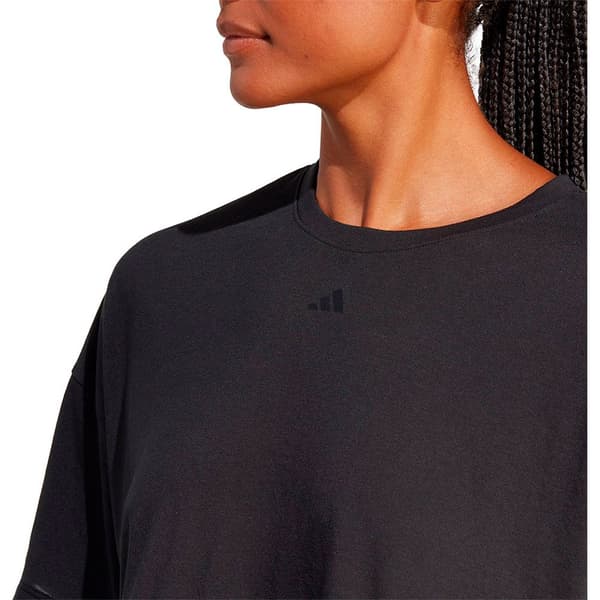 Adidas Kortärmad T-shirt Dance Cro Svart L Kvinna