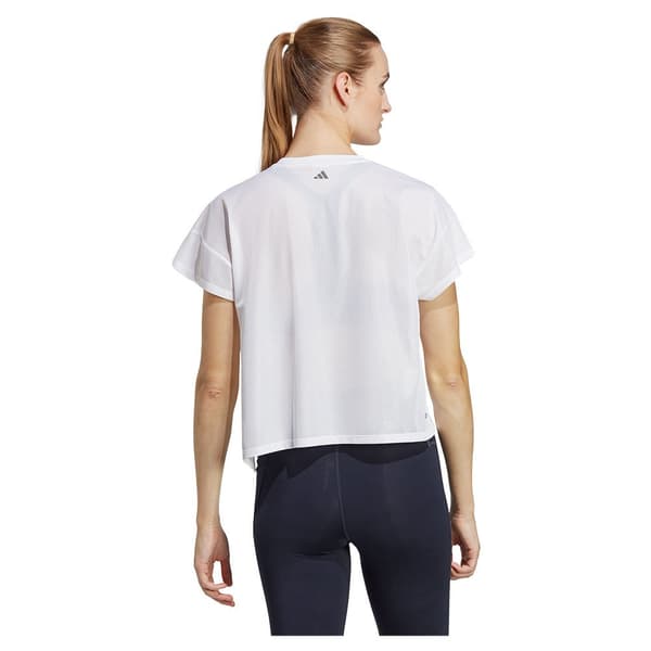 Adidas Kortärmad T-shirt Hiit Qb Vit XS Kvinna